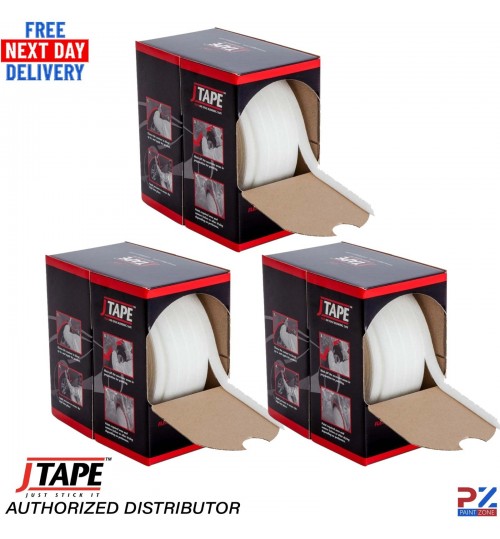 JTAPE Flexi Blending Tape 15mm x 25m – 3x Masking Foam Rolls – 1018.1525